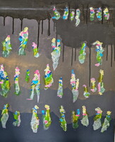 mein Garten von unten 60x70